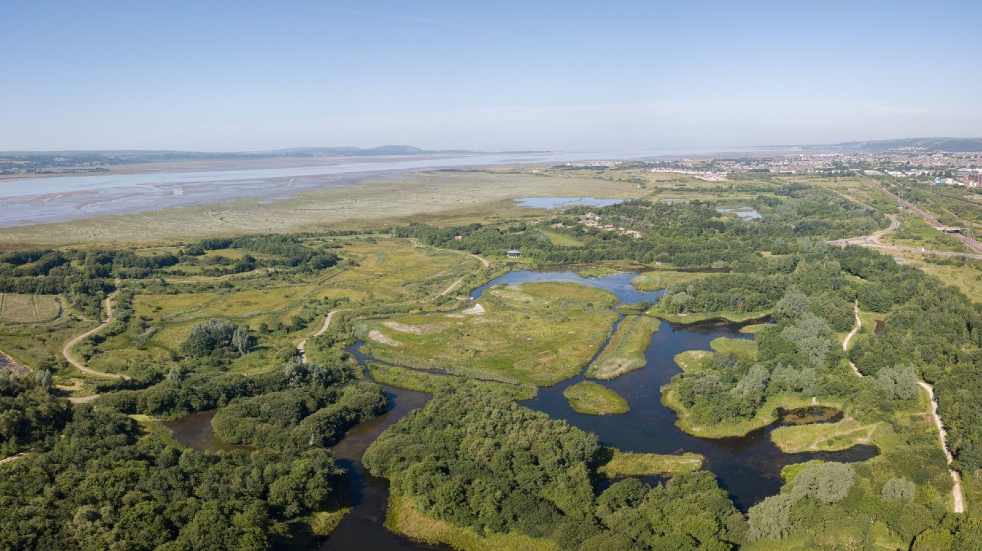 Llanelli from above